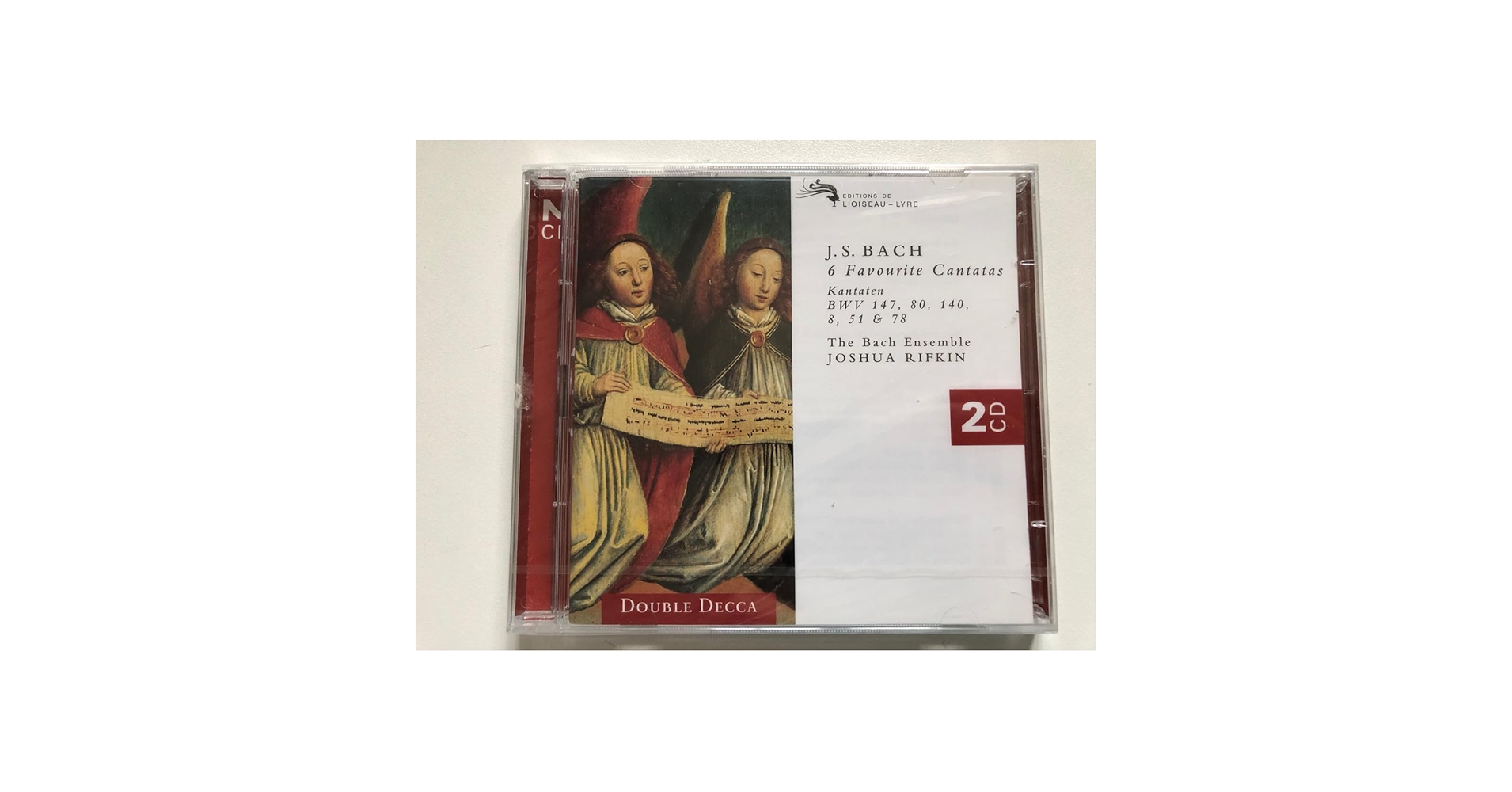 クラシック JOHANN SEBASTIAN BACH Bach Ensemble, Johann Sebastian Bach, Joshua Rifkin, Jan